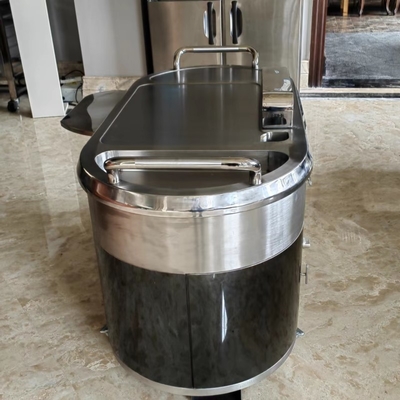 Αγορά ΤΟ14 Ατσάλι κινητό grill Teppanyaki τραπέζι αερίου κάτω εξάτμιση αναβάθμιση online manufacture