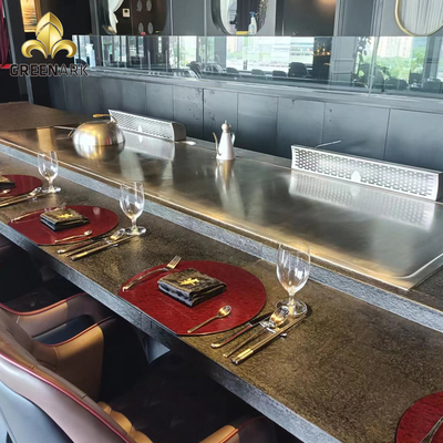 Ποιότητα  Commercial Hibachi Grill with Custom Flat Alloy Steel Surface εργοστάσιο
