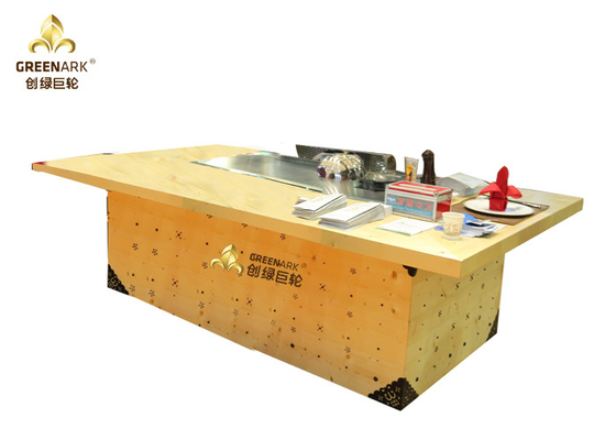 Αγορά Χρυσός πίνακας 2400mm σχαρών Teppanyaki ορθογωνίων θέρμανσης επαγωγής χρώματος μήκος ηλεκτρονική κατασκευή