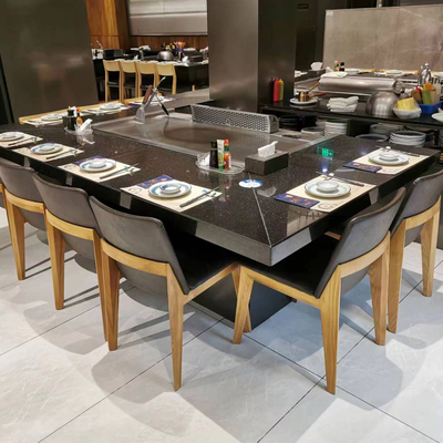 Αγορά Τραπέζι ψησίματος teppanyaki από ανοξείδωτο χάλυβα 2400x850x800mm 8kW ηλεκτρονική κατασκευή