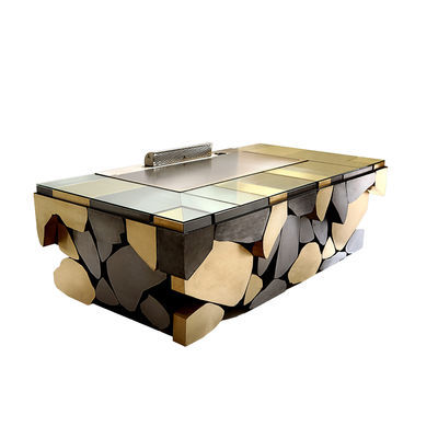Αγορά Stainless Steel 304 Teppanyaki Grill Table with 8 Seats and Customized 20mm Thick Food-Grade Special Alloy Steel ηλεκτρονική κατασκευή