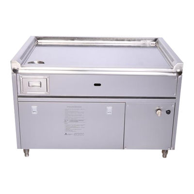 Αγορά Commercial Stainless Steel Gas Smokeless Teppanyaki Grill Table with 8000W Power and 220-240V/380V Voltage ηλεκτρονική κατασκευή