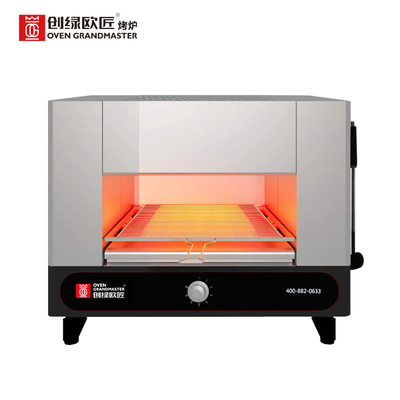 380V Εμπορική ηλεκτρική Sammander Grill 3.6KW από ανοξείδωτο χάλυβα