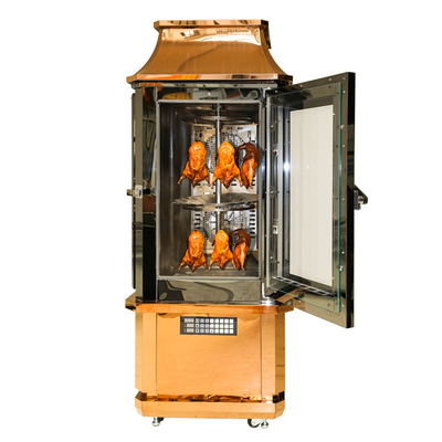 S/S ηλεκτρική κατακόρυφος μηχανών σχαρών Rotisserie κοτόπουλου παπιών με την πόρτα γυαλιού