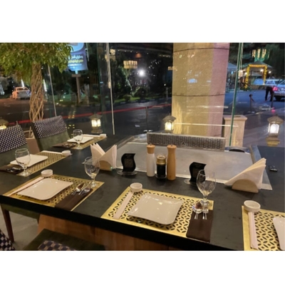 304 ανοξείδωτο χάλυβα Hibachi Grill Table με χώρο μαγειρέματος 500x380mm