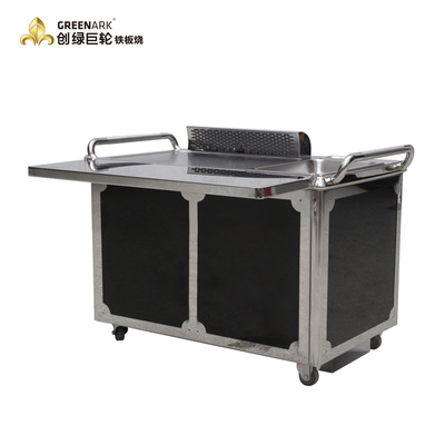 Korean BBQ Outdoor Food Truck Hibachi Table Mobile Griddle