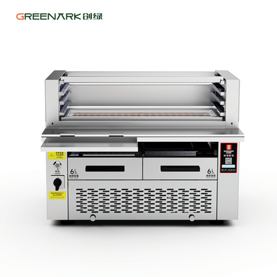 Συμπίεση Εμπορικού Grill 800°C Γρήγορη θέρμανση.