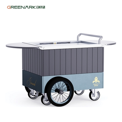 Κινητή σχάρα Teppanyaki Grill Τροφίμων-Grade Alloy Steel Πλάκα, 250 ° C σε 8 λεπτά, Επεκτάσιμο τραπέζι & 16 '' τροχούς Direct Factory