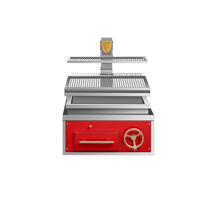Commercial Spanish Iron BBQ/pizza/meat Grill deck Charcoal Oven