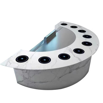 Τραπέζι ψησίματος Teppanyaki από ανοξείδωτο χάλυβα 1300x1000x800mm 8kW 380V