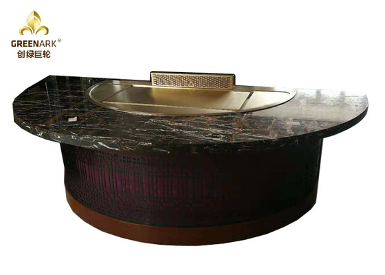Ηλεκτρική επαγωγή ιαπωνικό Teppanyaki 380V με τον ανεμιστήρα αέρα