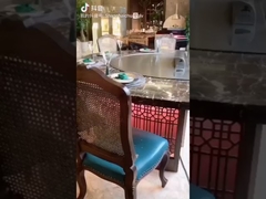Circle Teppanyaki Hibachi Grill Table (Κύκλο Τεπανάκι Χιμπάτσι)