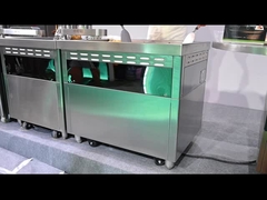 Εμπορικός πίνακας σχαρών Teppanyaki κουζινών πολυσύνθετος κινητός με το διπλό φούρνο