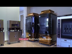 Μηχανή ψησίματος πάπιας με ζεστό άνεμο Πολυλειτουργικό ψητήρα με γυάλινη πόρτα Φούρνο Αυτοκαθαρισμός